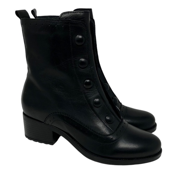 Miz Mooz Jozie Ankle Black Boots - Picture 1 of 12
